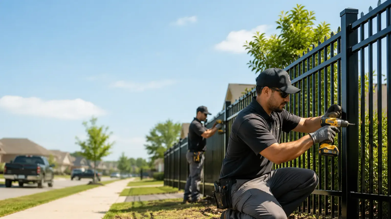 Metal Fence Installation in Ringle, WI